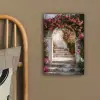 Doorkijk - Rozen - Vintage - Poort canvas 2cm klein -sfeer3