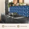 Patroon - Vissenschubben - Blauw keuken achterwand 2 middel 871 -usp_NL
