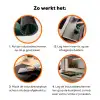 Paradijsvogel - Bloem - Exotisch Inductie beschermer vinyl 3mm klein -zzzzzzz-td-werking