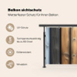 Hout - Planken - Gemengd Balkonbeschermer Duitsland klein -specs