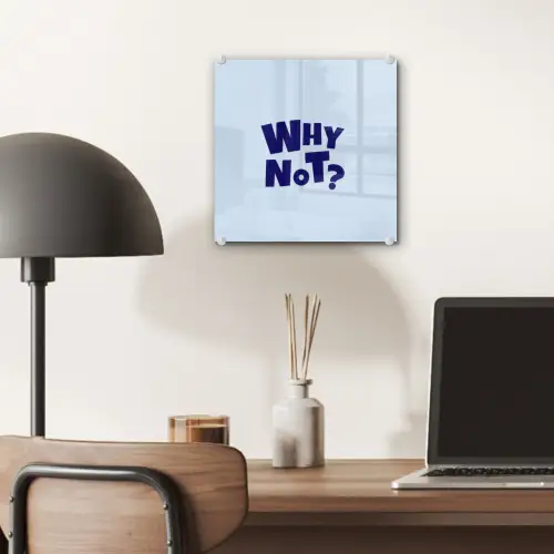 Why not - Blauw - Licht blauw - Quote plexiglas 5mm klein -sfeer6