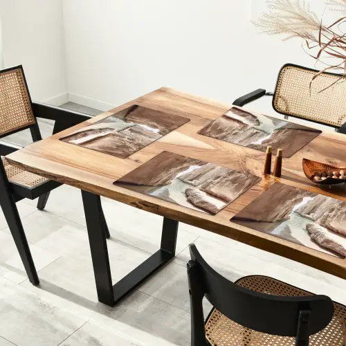 Rotsen - Zee - Zand - Kloof Placemat vinyl groot -zzsfeer4_Kitchenyeah-website