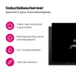 In deze keuken wordt gekookt met liefde - Koken - Spreuken - Quotes - Liefde Inductie beschermer vinyl 3mm klein -wsfeer2_website