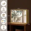Gebouw - Palmbomen - Beige - Zon Light Box met batterij (Wandlamp) middel -USP_websiteoverzichtNL