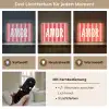Amor - Strepen - Rood - Roze Light Box met batterij (Wandlamp) middel -USP_lichtkleurDE