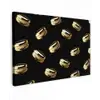 Macarons - Patroon - Goud - Zwart canvas 2cm klein -z3d