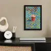 Mok - Koffie - Zigzag - Slagroom fotolijst zwart zonder passe partout klein -sfeer1