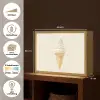 Softijs - Hoorntje - Wit Light Box met batterij (Wandlamp) middel -USP_websiteoverzichtNL