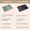 Roodborstje - Vogel - Koksmuts - Sokkel Dienblad Rechthoek middel -USP_VergelijkingNL