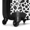 Zwart wit koeienvlekkenpatroon NBS - Handbagage koffer - Kinderen Unisex middel -wiel