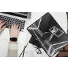 Basketbal - Basketbalveld - Lichtlijnen laptophoes neopreen klein -bureau