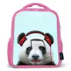 Kees de Panda Kinderrugzak - Roze middel -3d