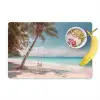 Palmboom - Schommel - Strand - Lucht Placemat vinyl groot -zzzproduct_Kitchenyeah-website
