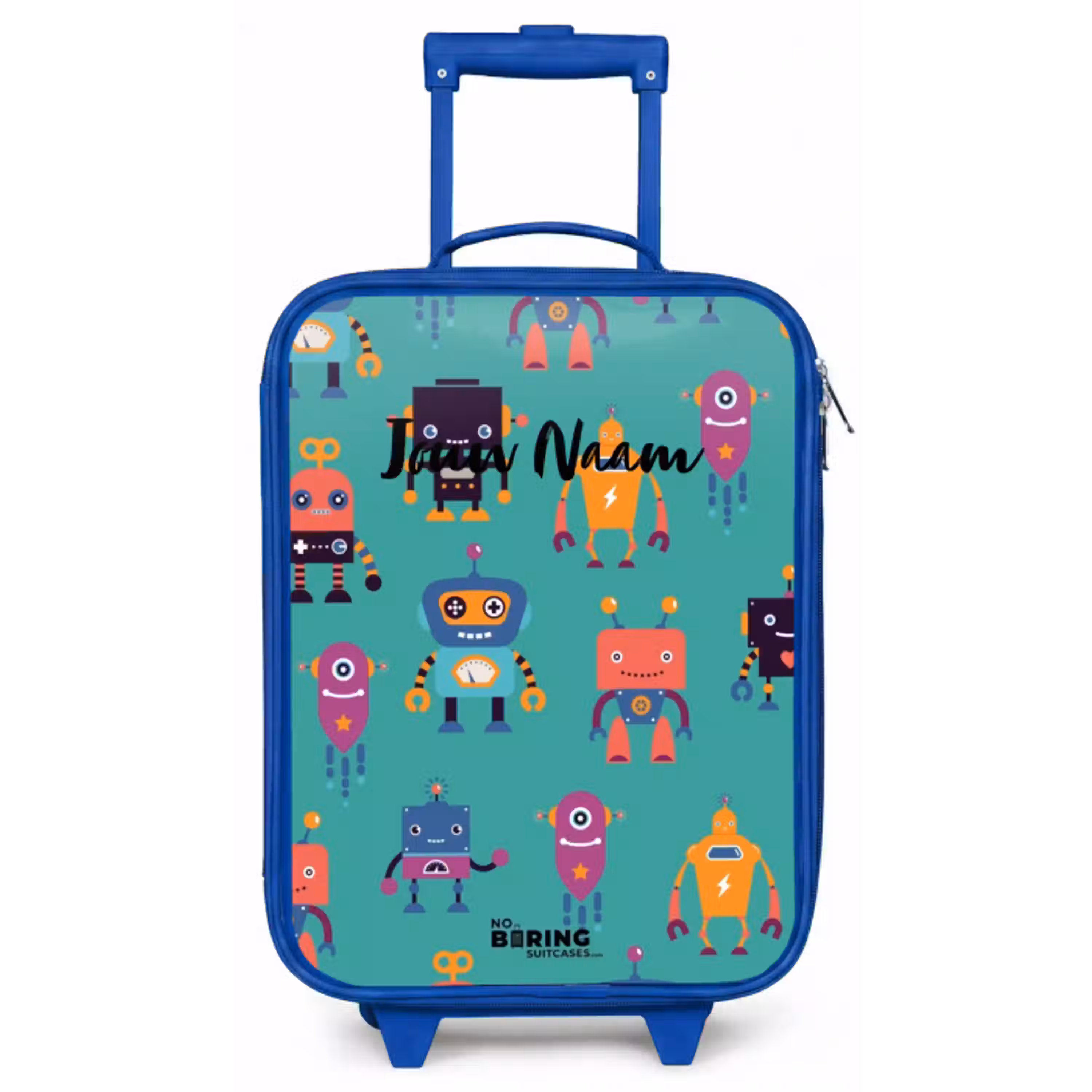 Robo rave Kinderkoffer - Blauw klein -zz3dotto