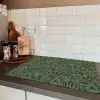 Bladeren - Organisch - Groen Inductie beschermer vinyl 3mm klein 276 -sfeer3