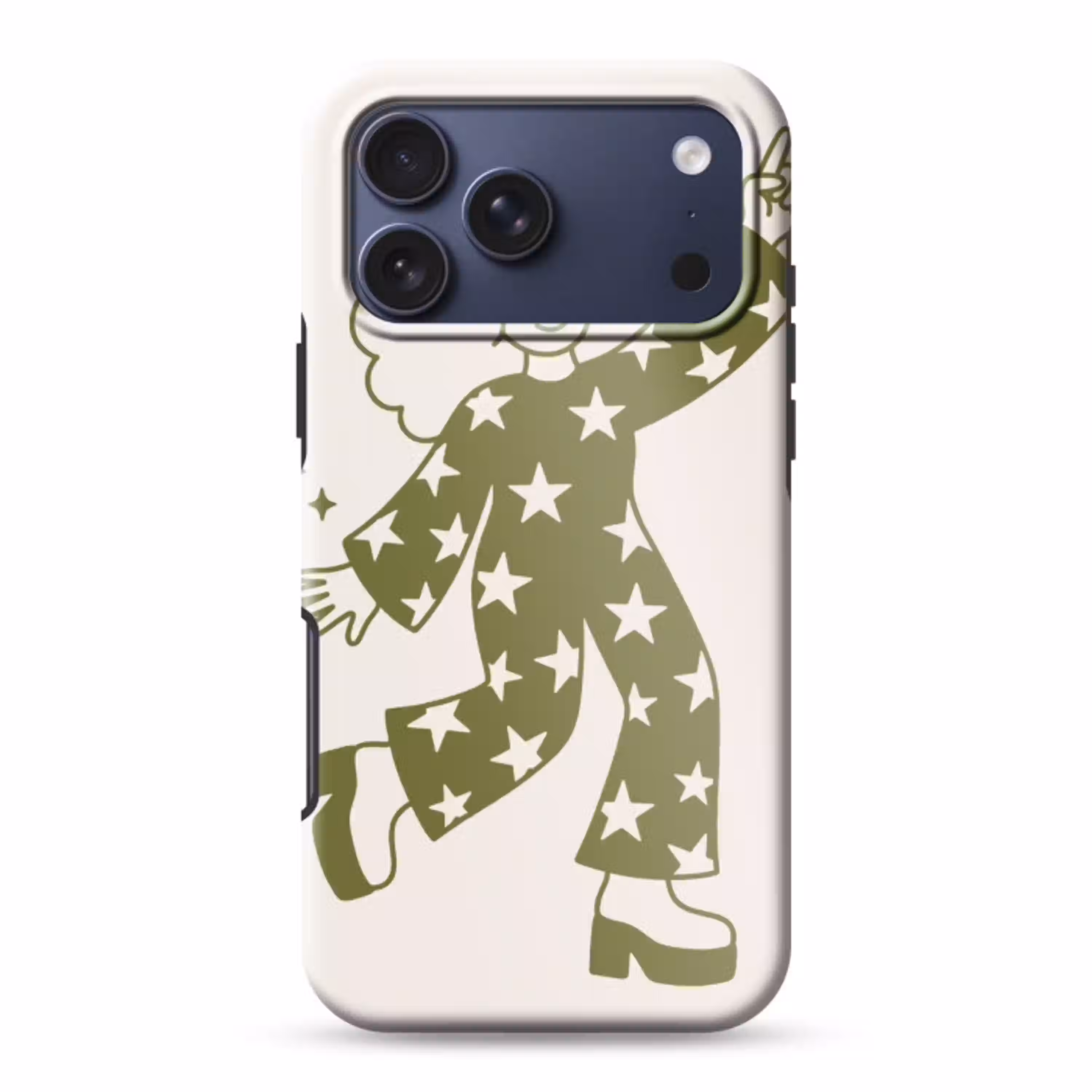 Mensen - Dansend - Feest - Vintage - Groen Toughcase MagSafe Apple iPhone 17 Pro Max klein -3d