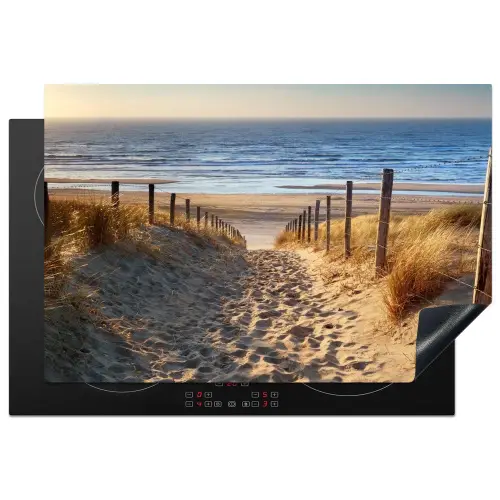 Strand - Zee - Duinen Inductie beschermer vinyl 3mm klein -3d