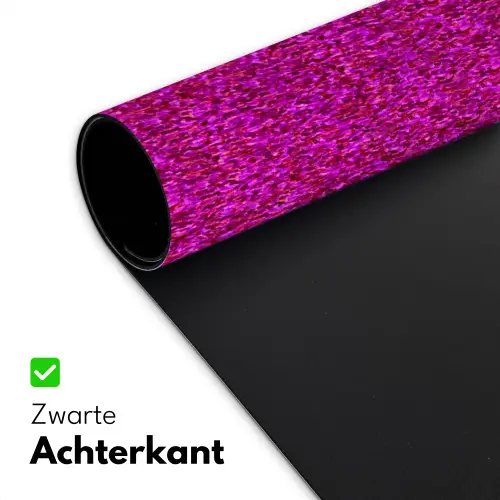 Vloeiend - Olie - Roze - Verf Muismat XXL klein 681 -sfeer2