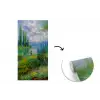 Bloemen - Meer - Bergen - Groen fotobehang vinyl groot -3d