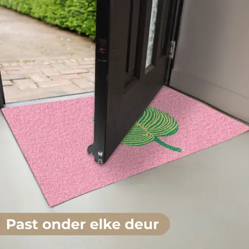 Illustratie - Blad - Minimalistisch - Groen Deurmat klein -USP_NL