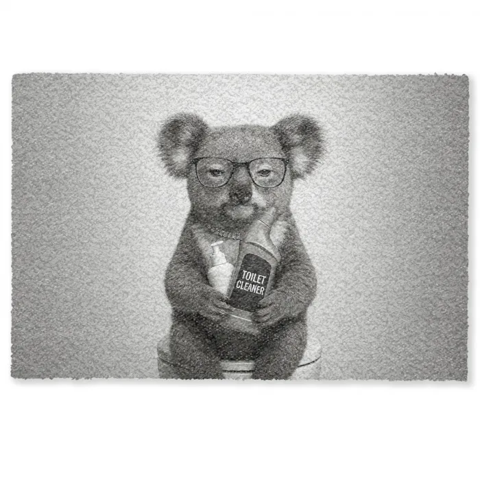 Koala - Bril - Toilet Deurmat klein -zkaufland3d