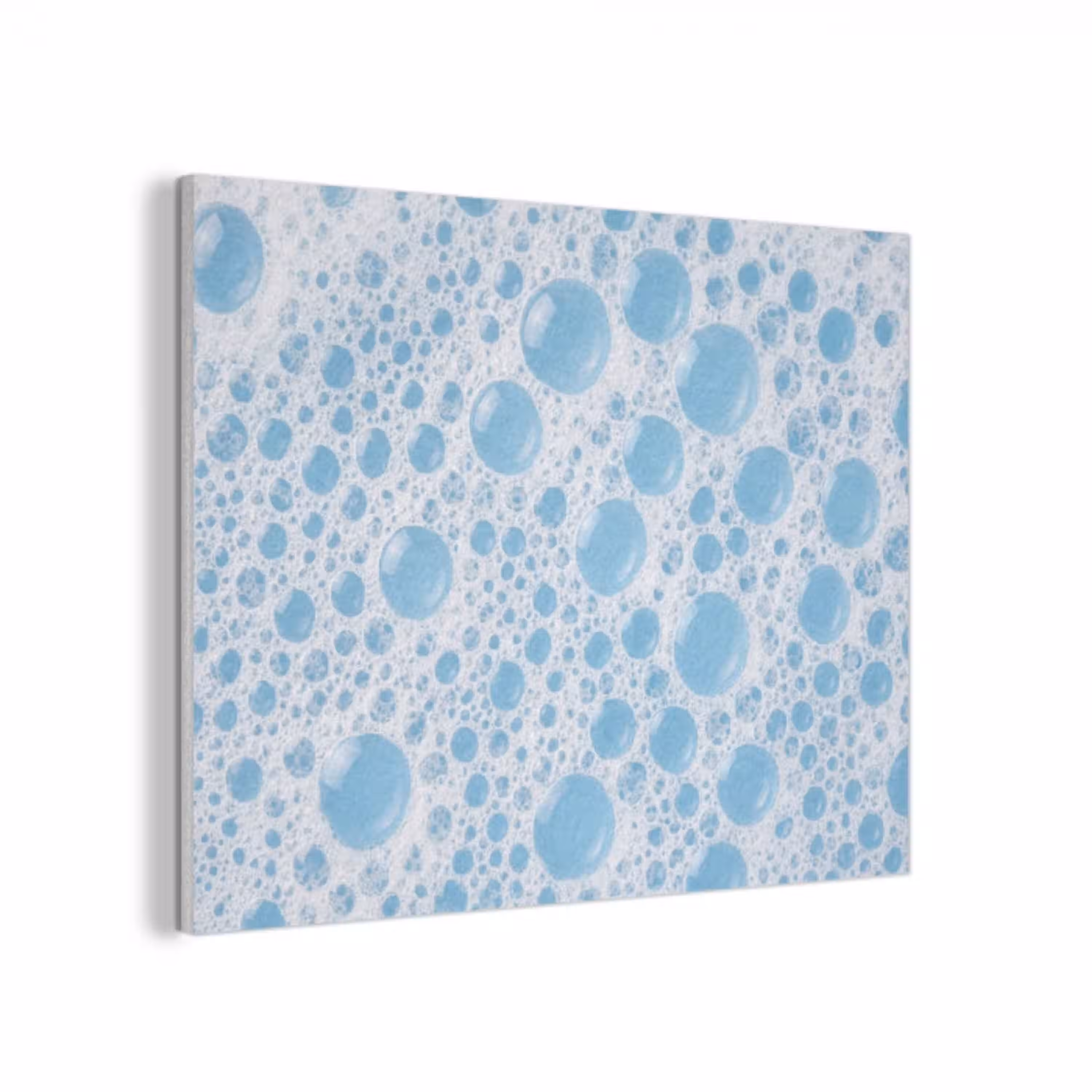 Schuim - Bubbels - Blauw PET vilt klein -3d