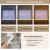 Pretty - Roze - Blauw - Golvend Light Box met kabel (Tafellamp) klein -USP_lichtkleurNL