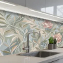 Elegant - Romantiek - Roze keuken achterwand 2 middel -3d_schuin