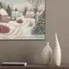 Kerstsfeer - Landelijk - Rood PET vilt klein -sfeer6_closeup