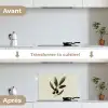 Olijftak - Donkergroen - Olijven keuken achterwand spatscherm klein -voor_na_FR