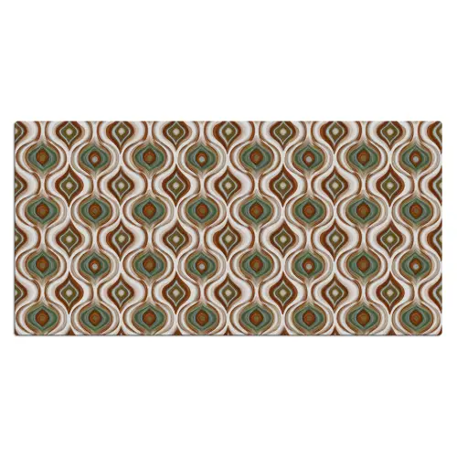 Motief - Patroon - Kleurrijk Muismat XXL klein 681 -3d_leeg
