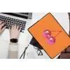 Discoballen - Kers - Spiegels - Roze laptophoes neopreen klein -bureau