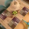 Vlakken - Abstract - Bordeaux - Lijnen Placemat vinyl groot -zzsfeer5_Kitchenyeah-website