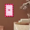 Kiss - Roze - Frans - Valentijn aluminium wit klein -sfeer4