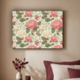 Klassiek - Botanisch - Veelkleurig Textielframe zwart klein 947 -sfeer1