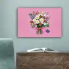 Bloemen - Quote - Kaartje - Kleurrijk canvas 2cm klein -sfeer4