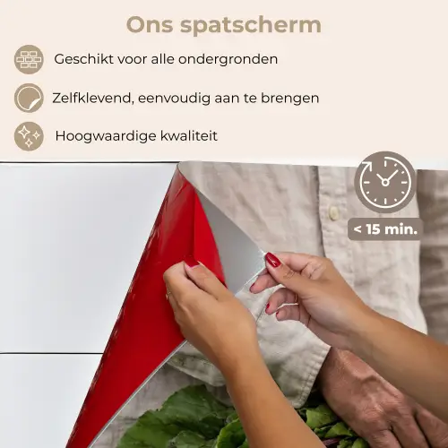Bieten - Vers - Moestuin keuken achterwand spatscherm klein -spatscherm_NL