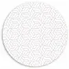 Grafisch - Patroon - Modern - Hexagon Wandcirkel plexiglas klein 852 -3d
