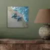 Zeesterren - Zand - Zee - Blauw aluminium wit klein -sfeer2