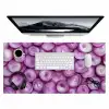 Paars - Uien - Close up Muismat XXL klein -3d