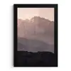 Panorama - Landschap - Bergen fotolijst zwart zonder passe partout klein -3d