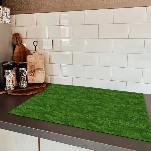 Struiken - Groen - Landschap Inductie beschermer vinyl 3mm klein 276 -sfeer3