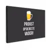 Spreuken - Proost op de beste vader - Quotes - Papa canvas 2cm klein -z3d