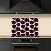 Bloemen - Aquarel - Paars keuken achterwand spatscherm klein 900 -sfeer1
