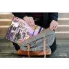 Huizen - Minimalistisch - Palmbomen - Kust laptophoes neopreen klein -tas
