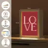 Love - Rood - Hatjes Light Box met kabel (Tafellamp) klein -USP_NL