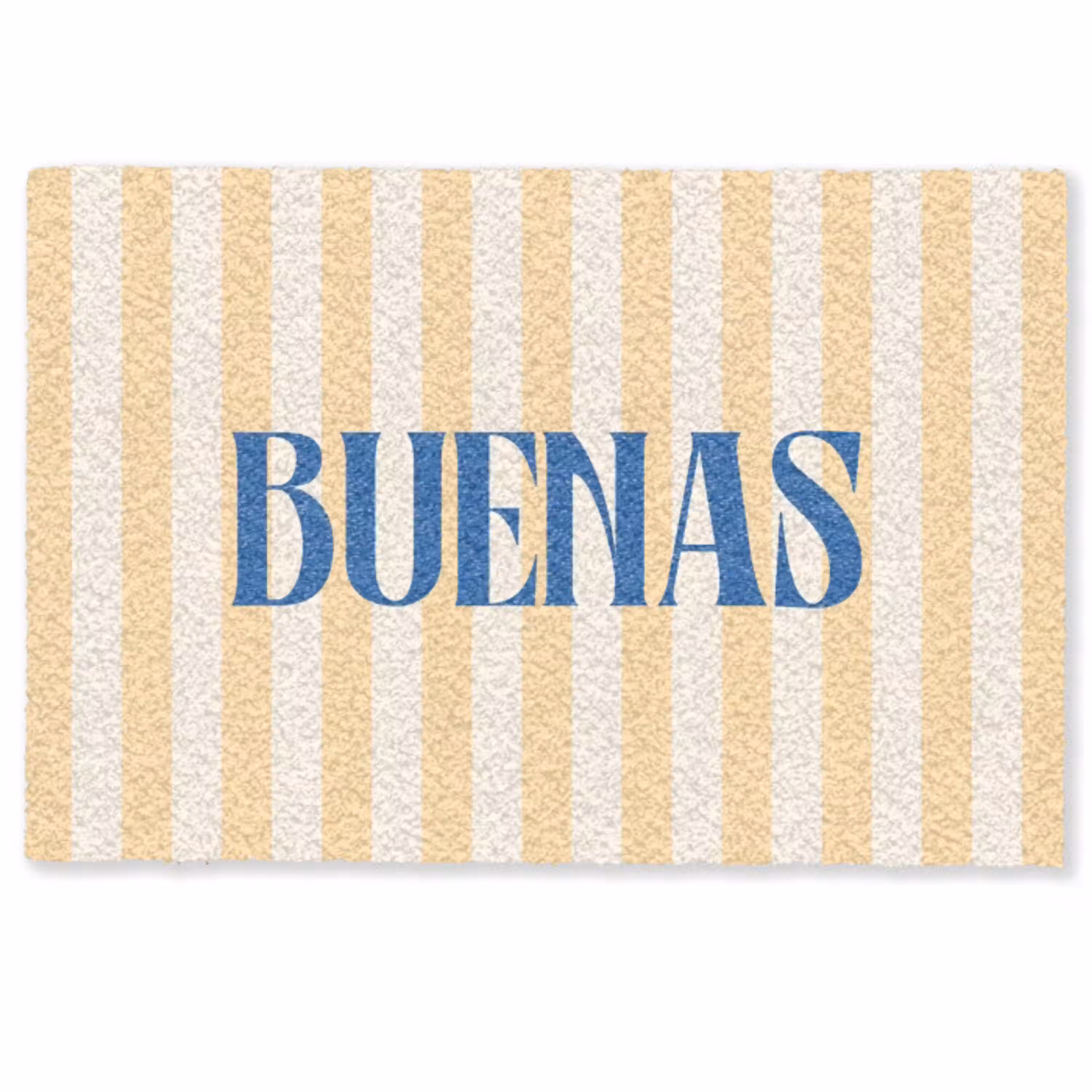Blauw - Geel - Strepen - Buenas Deurmat klein -zkaufland3d