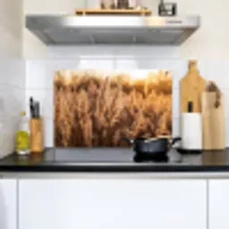 Rietpluimen - Gras - Zonsondergang - Goud - Serene Inductie beschemer met haakjes klein -sfeer2