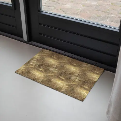 Palm - Waaier - Goud Deurmat klein 898 -sfeer2