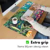 Luipaard - Kleurrijk - Tropisch Muismat XXL klein -sfeer3